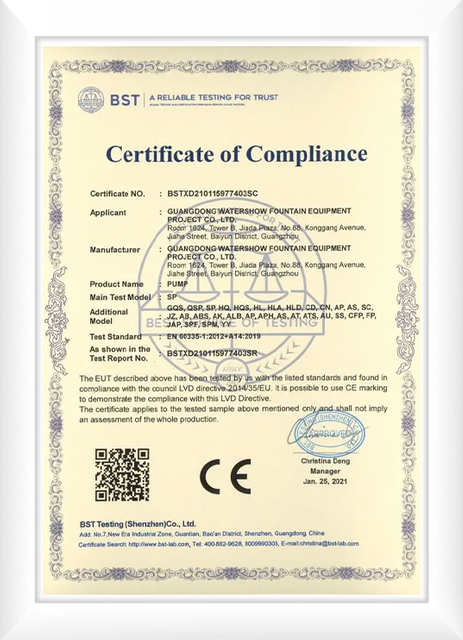 ISO Certified Pool Accessories