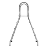 Portable Stainless Steel Swimming Pool Ladder 304 Folding Double Sided 2-5 Steps