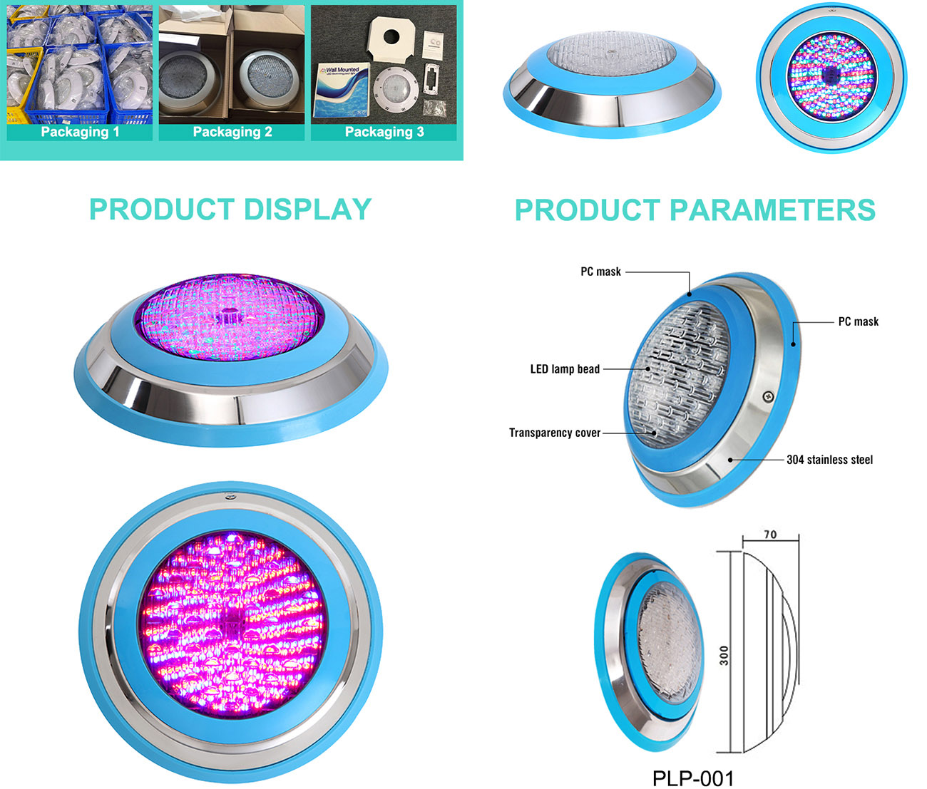 Energy-Saving LED Pool Light