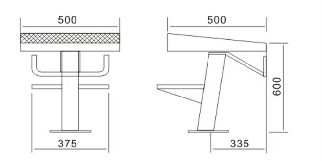competitive swimming starting blocks