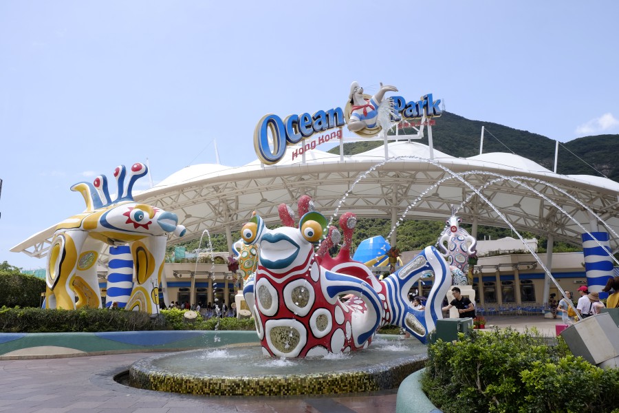 Commercial Sand Filter System Ocean Park in Hong Kong