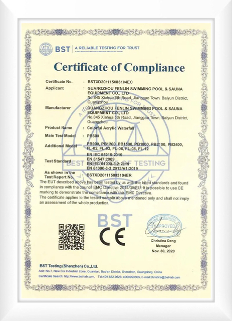 Quality Pool Pump Certification