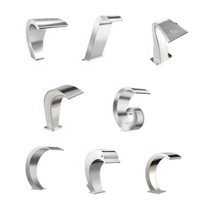 High Quality Stainless Steel Pool Waterfalls Custom Water Features For Luxury Pools & Resorts