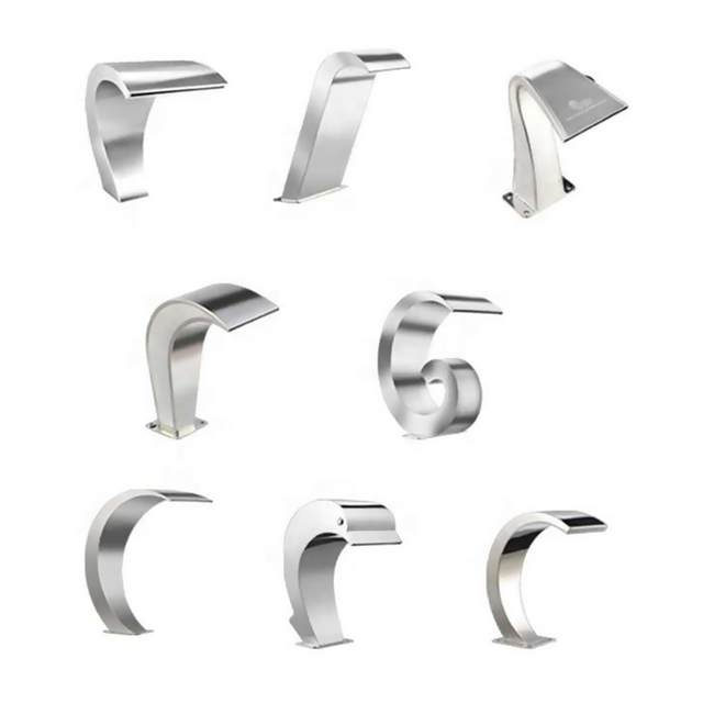 High Quality Stainless Steel Pool Waterfalls Custom Water Features For Luxury Pools & Resorts