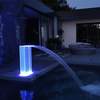 LED Acrylic Garden Decoration Waterfall Water Feature With Color-Changing