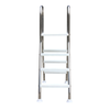 Portable Stainless Steel Swimming Pool Ladder 304 Folding Double Sided 2-5 Steps