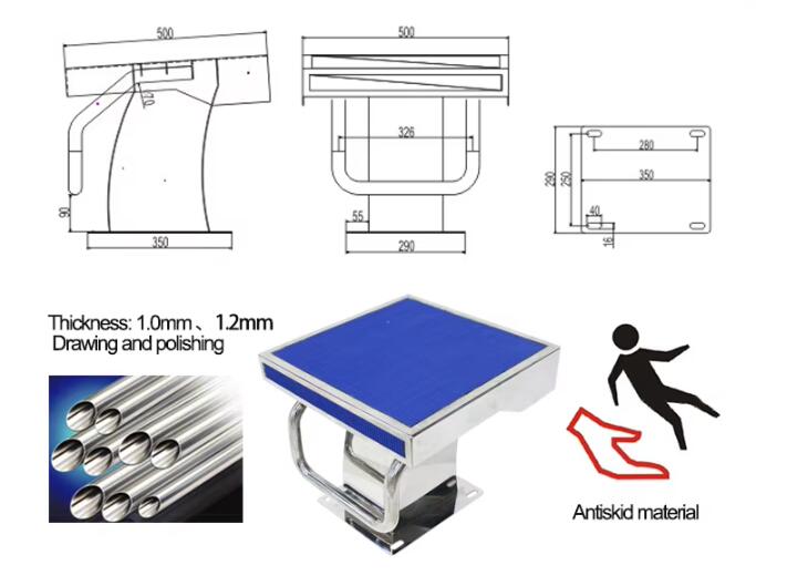 starting block swimming pool