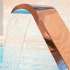 High Quality Stainless Steel Pool Waterfalls Custom Water Features For Luxury Pools & Resorts