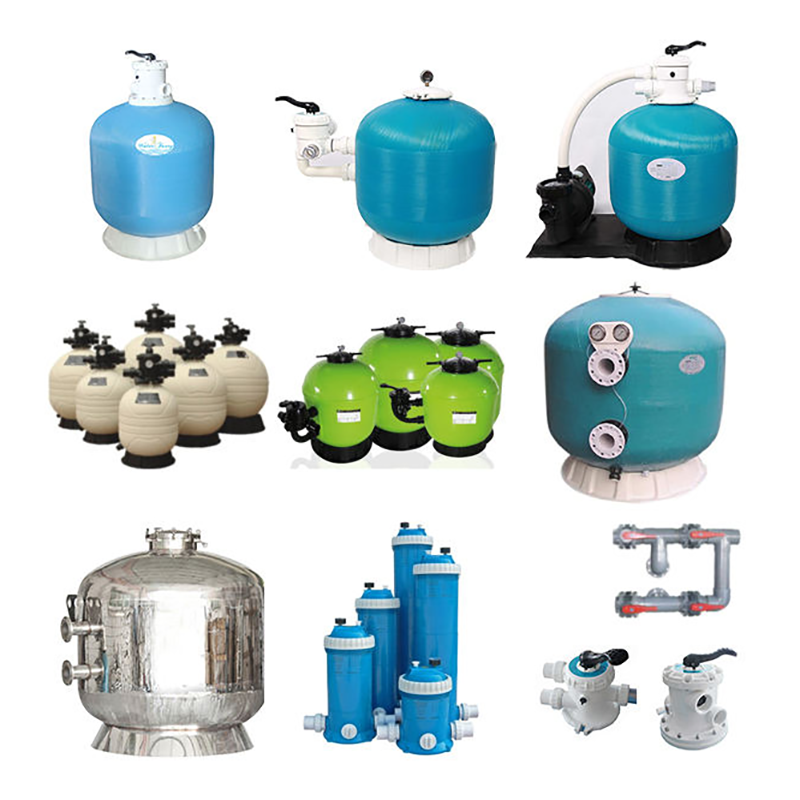 Commercial Pool Sand Filter Setup for Hotels and Resorts
