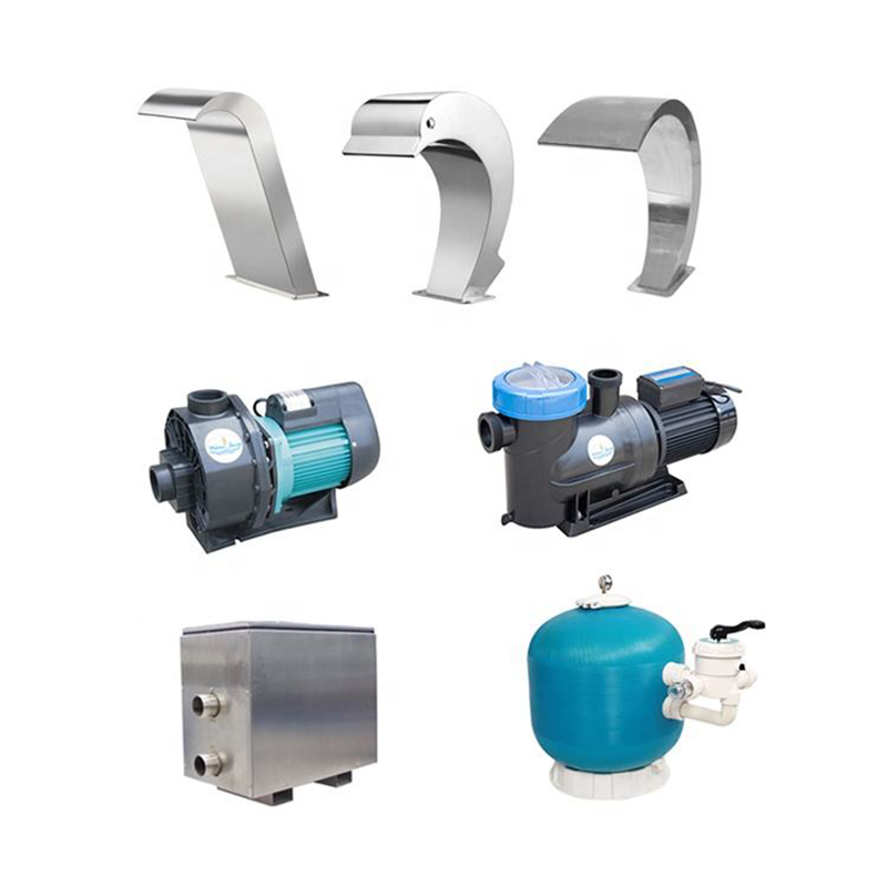 Commercial Pool Sand Filter Setup