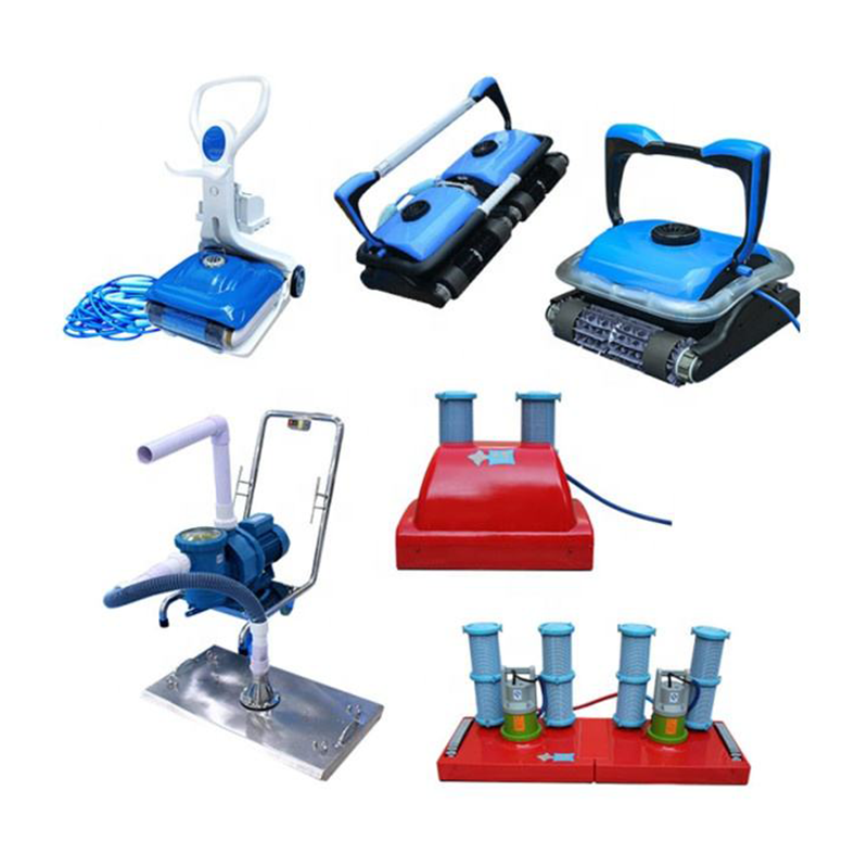 Integrated Pool Equipment and Cleaning Robot